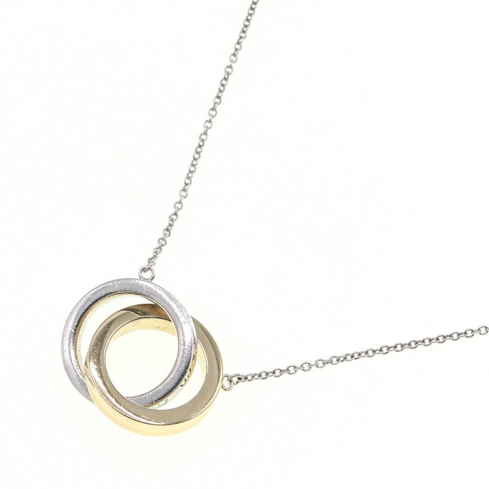 Tiffany Interlocking Circle Silver Necklace